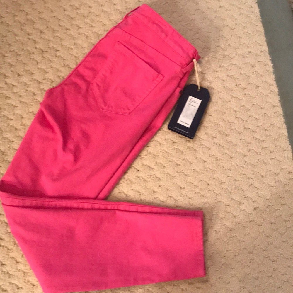 Vineyard Vines Skinny Jeans -hot pink-NWT-size 10